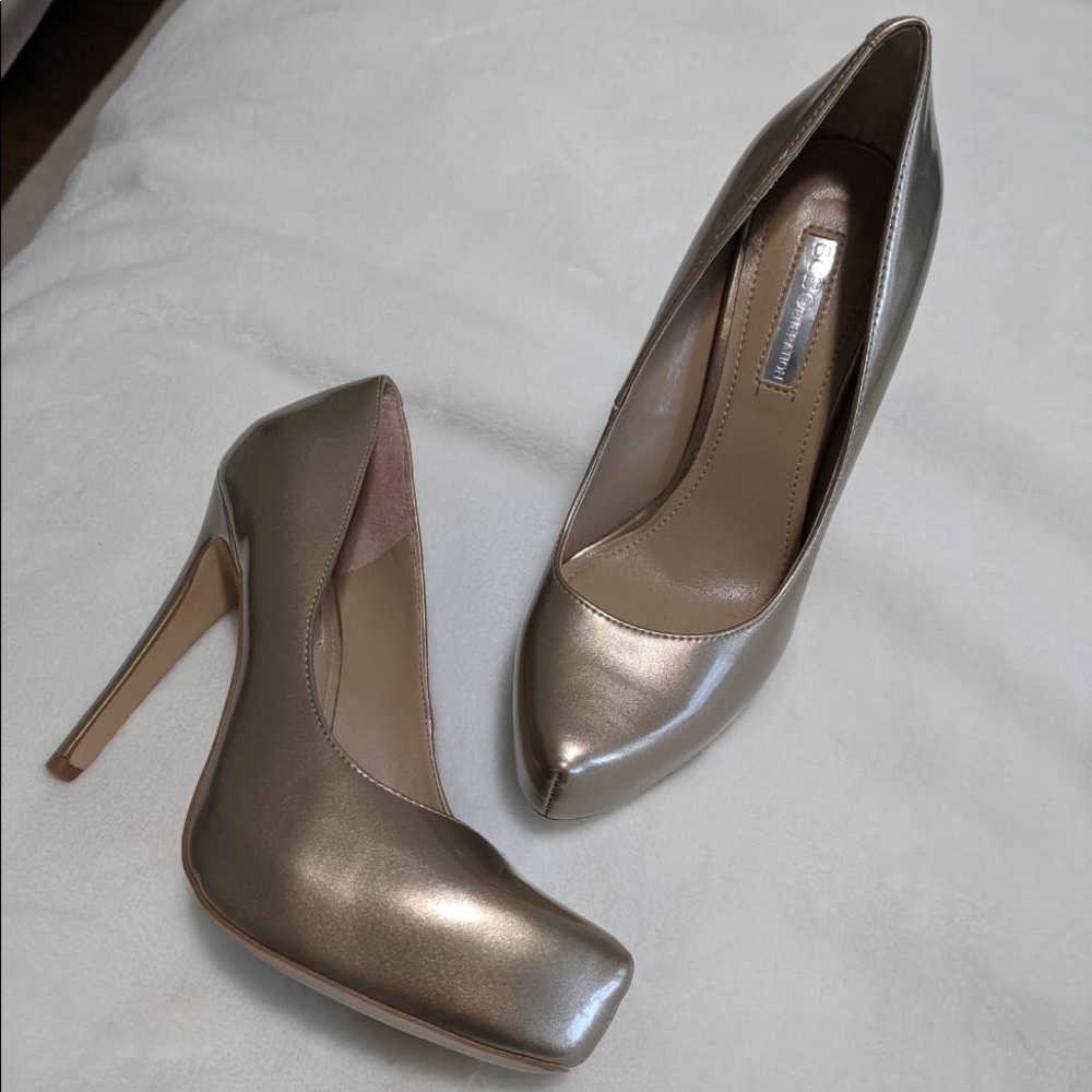 [New] BCBG Gold Heels